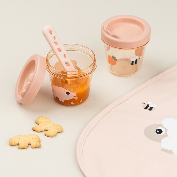 Done By Deer Tiny Farm Bewaarbakjes - 2-Pack - Powder