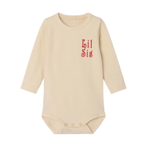 Name It Laby Lil Sis Romper - Maat 68 - White Swan Name It Laby Lil Sis Romper - Maat 68 - White Swan