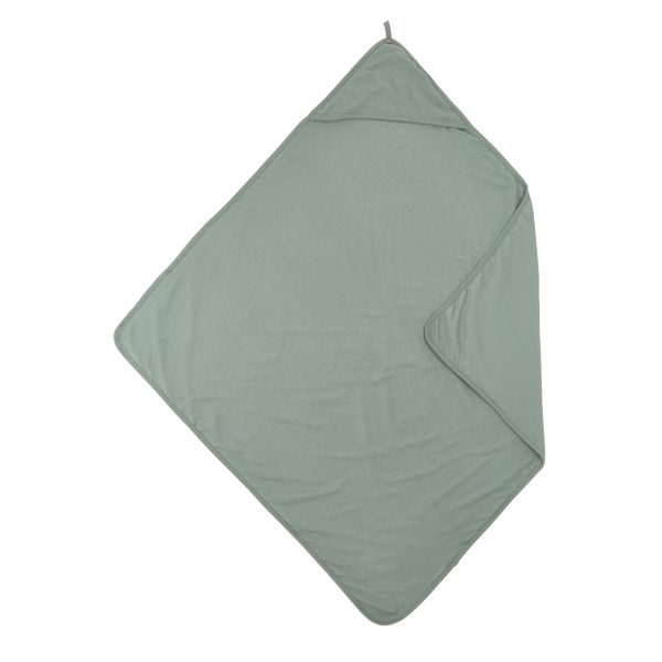 Meyco Basic Badcape - Jersey - Stone Green Meyco Basic Badcape - Jersey - Stone Green