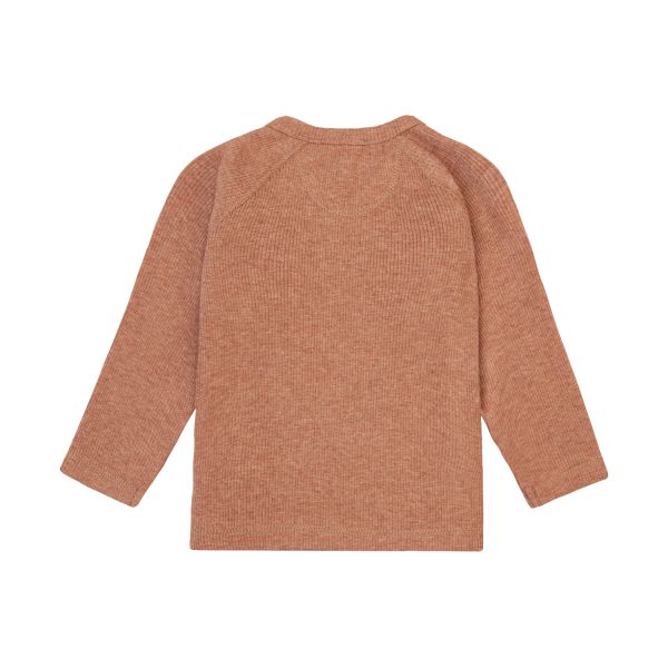 Noppies T-Shirt Overslag Rib Nanyuki Cafe Au Lait Melange 56