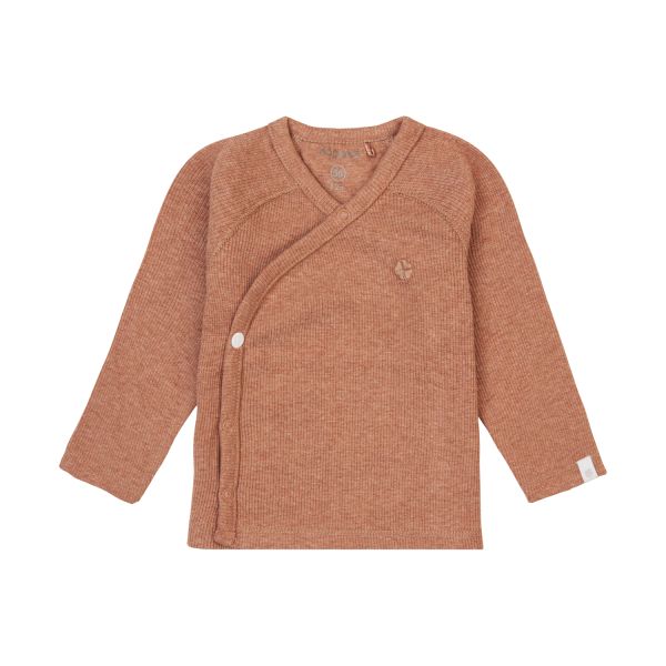 Noppies T-Shirt Overslag Rib Nanyuki Cafe Au Lait Melange 56