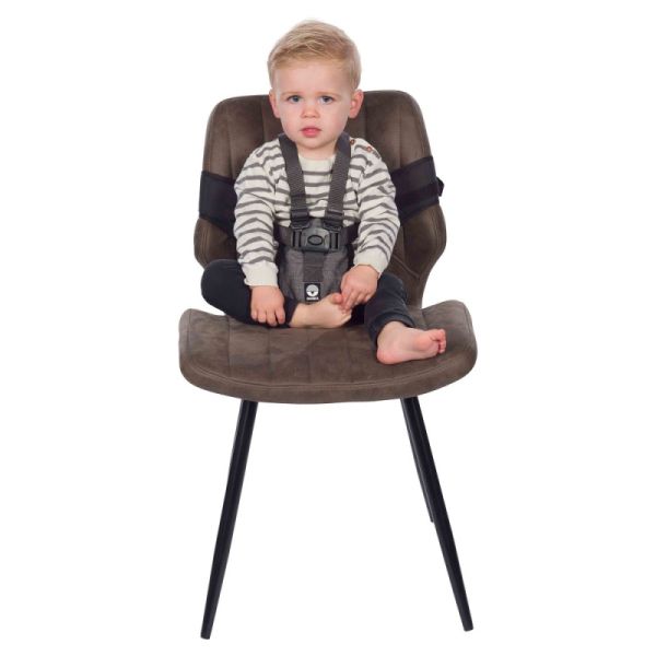Dooky Travel Chair Black/Grey Melange