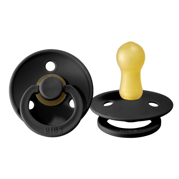 BiBs Fopspeen - Rond - 6-18 Mnd - Black BiBs Fopspeen - Rond - 6-18 Mnd - Black