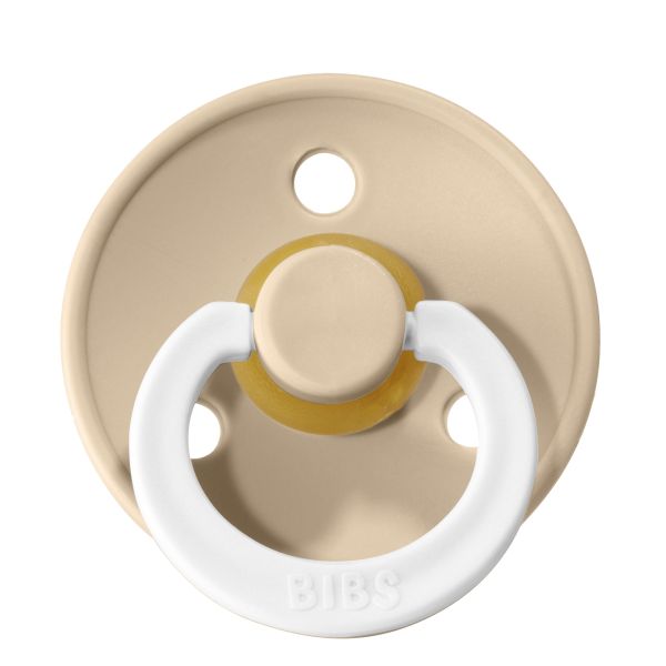 BiBs Glow In The Dark Fopspeen - Rond - 6-18 Mnd - Vanilla BiBs Glow In The Dark Fopspeen - Rond - 6-18 Mnd - Vanilla