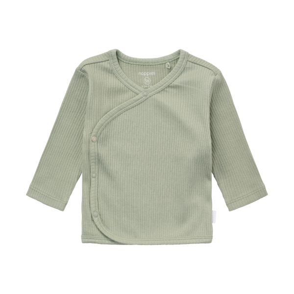 Noppies Overslagshirt Lange Mouw - Maat 44 - Iceberg Green Noppies Overslagshirt Lange Mouw - Maat 44 - Iceberg Green