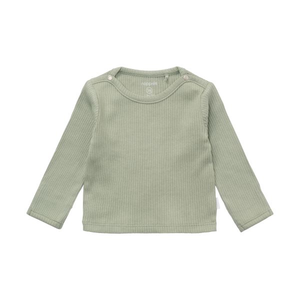 Noppies Shirt Lange Mouw - Maat 50 - Iceberg Green Noppies Shirt Lange Mouw - Maat 50 - Iceberg Green