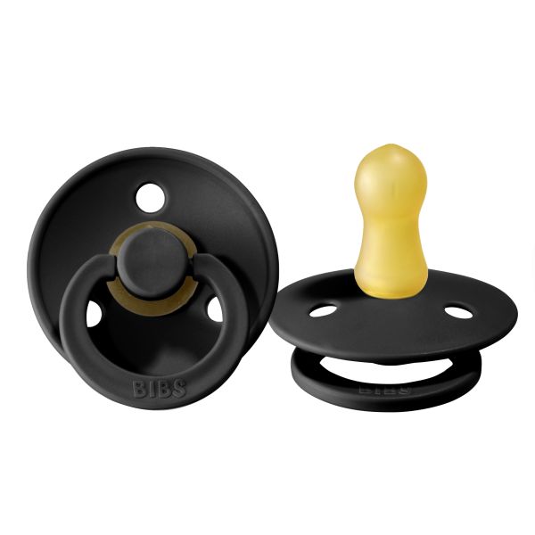 BiBs Fopspeen - Rond - 0-6 Mnd - Black