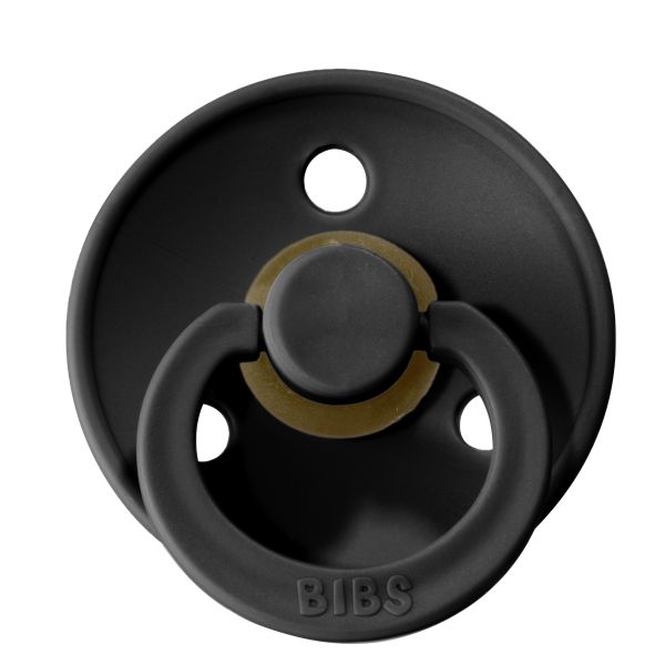 BiBs Fopspeen - Rond - 0-6 Mnd - Black