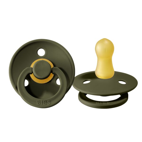 BiBs Fopspeen - Rond - 0-6 Mnd - Hunter Green 