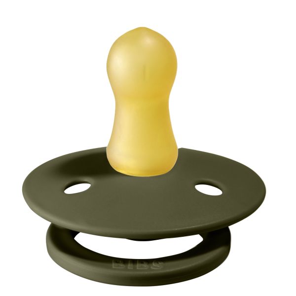 BiBs Fopspeen - Rond - 0-6 Mnd - Hunter Green 