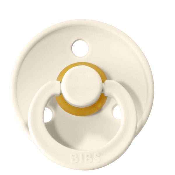 BiBs Fopspeen - Rond - 0-6 Mnd - Ivory BiBs Fopspeen - Rond - 0-6 Mnd - Ivory