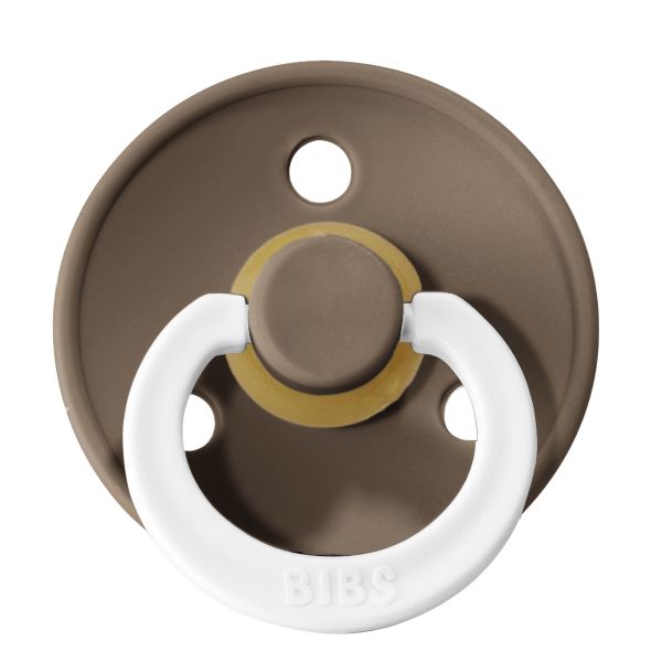 BiBs Glow In The Dark Fopspeen - Rond - 0-6 Mnd - Dark Oak