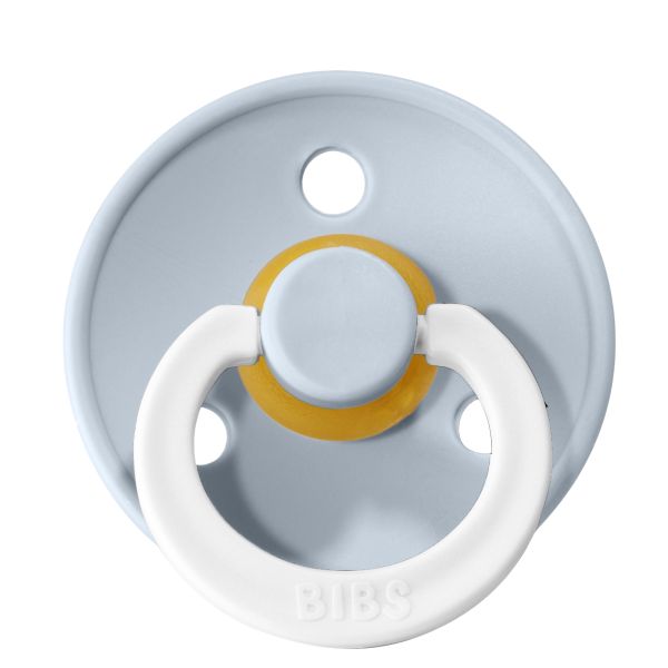 BiBs Glow In The Dark Fopspeen - Rond - 0-6 Mnd - Baby Blue BiBs Glow In The Dark Fopspeen - Rond - 0-6 Mnd - Baby Blue