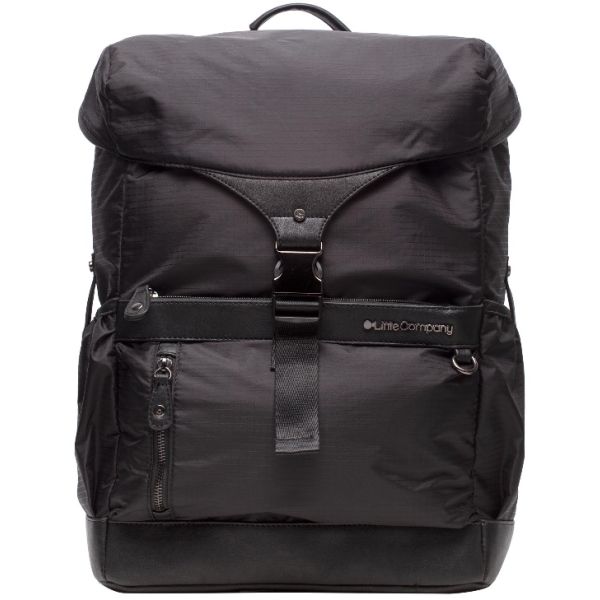 Little Company Diaperbackpack Miami Black Ribstop Baby Dump
