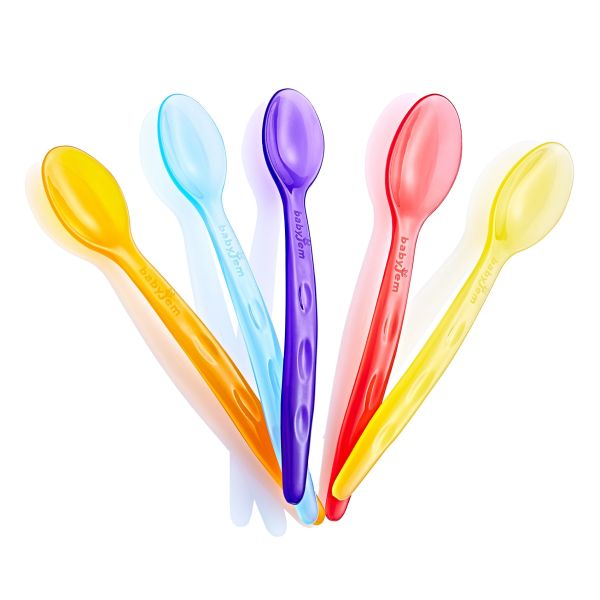 Babyjem Lepels Transparant 5-Pack