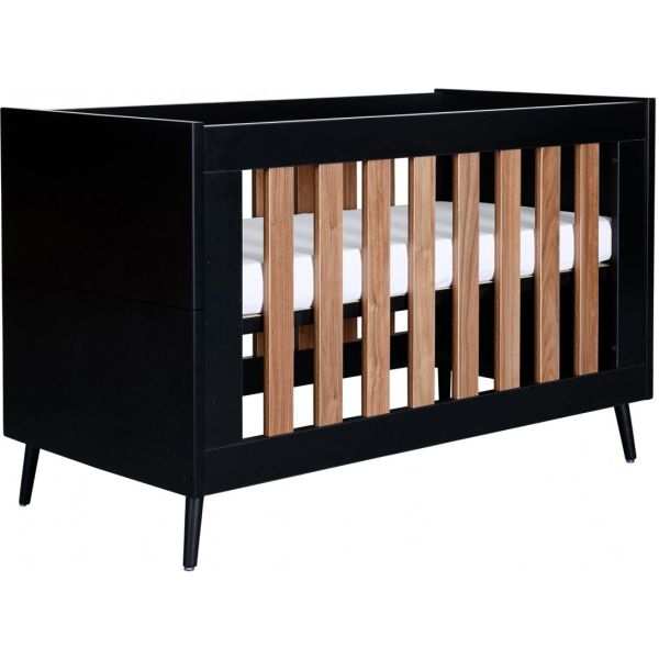 TWF Ledikant 70x140 (+juniorzijde) Retro Black TWF Ledikant 70x140 (+juniorzijde) Retro Black