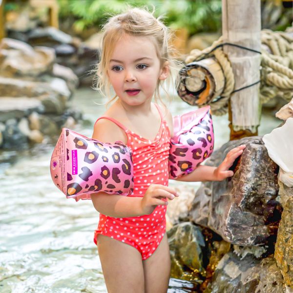Swim Essentials Exclusive Zwembandjes Rose Gold Leopard (2-6 jaar)