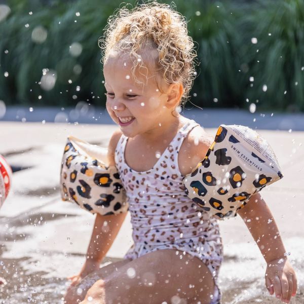 Swim Essentials Exclusive Zwembandjes Beige Leopard (2-6 jaar) Swim Essentials Exclusive Zwembandjes Beige Leopard (2-6 jaar)