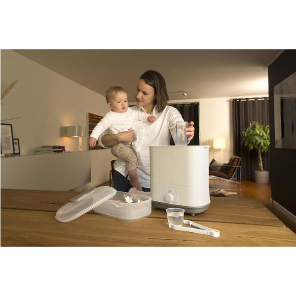 Alecto Elektrische Stoomsterilisator met Droogfunctie