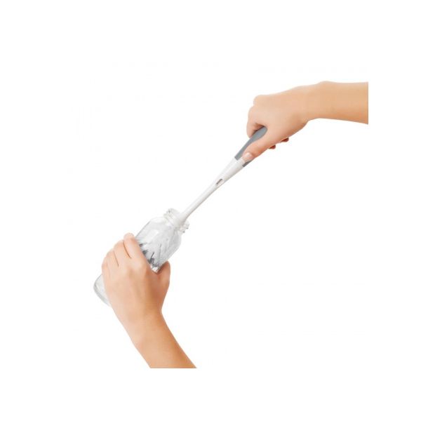 OXO Tot Flessen En Spenenborstel Met Staander Grey