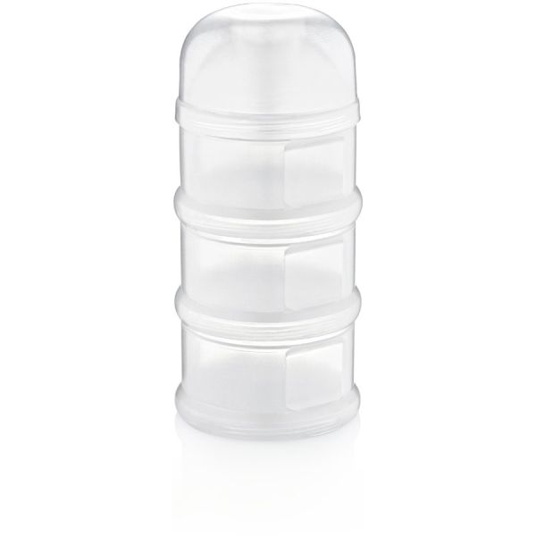 Babyjem Melkpoedercontainer 3-laags Wit