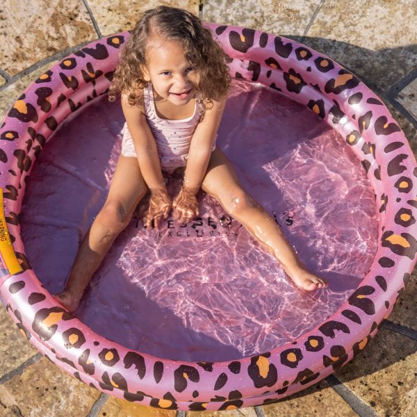 Swim Essentials Zwembad - 100 cm - Rose Gold Leopard
