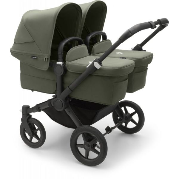 Bugaboo Donkey 5 Twin Complete  Black/Forest Green-Forest Green
