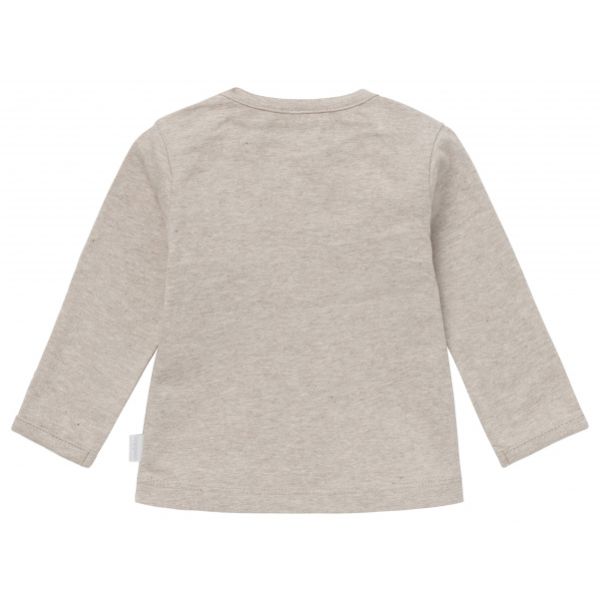Noppies T-Shirt Hester Taupe Melange maat 62 Noppies T-Shirt Hester Taupe Melange maat 62