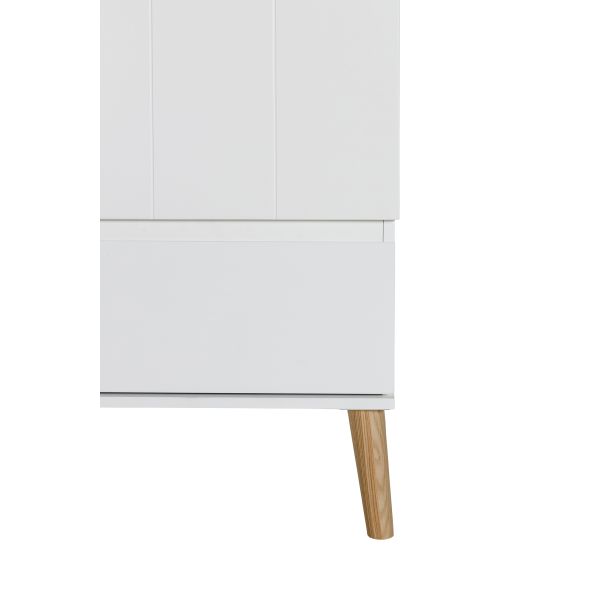 Hanglegkast 2 Deuren/1 Lade Beach Island White
