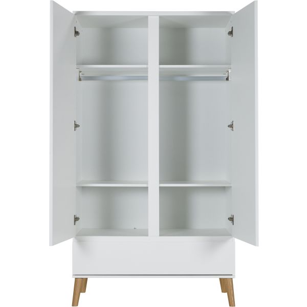 Hanglegkast 2 Deuren/1 Lade Beach Island White