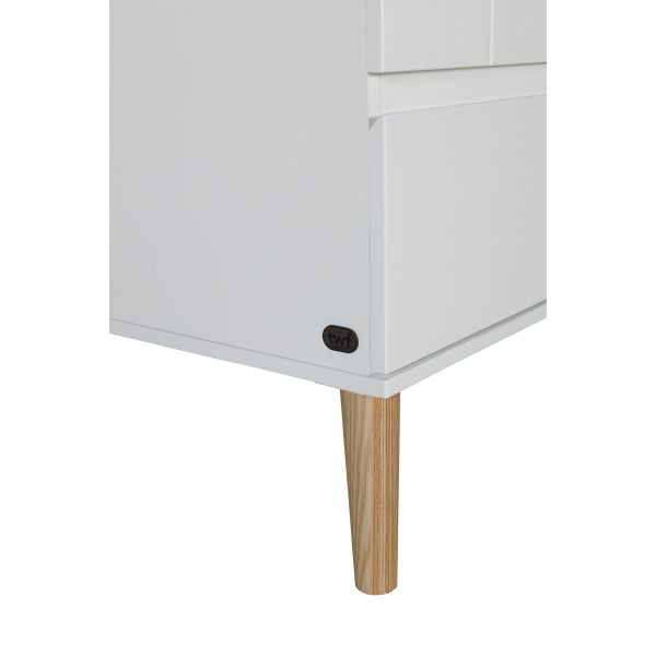 Hanglegkast 2 Deuren/1 Lade Beach Island White