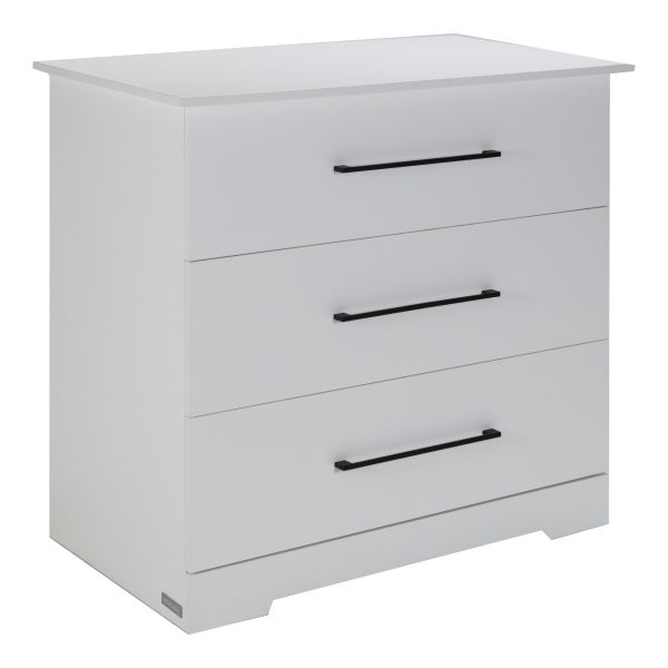 Interbaby Ledikant 70 x 140 Incl. Juniorzijden - Commode 3 laden - Hanglegkast Jewel