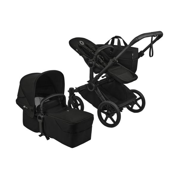 Bugaboo Donkey 6 Single Kinderwagen 2-in-1 - Essentiël Bundel - Black/Heritage Black Bugaboo Donkey 6 Single Kinderwagen 2-in-1 - Essentiël Bundel - Black/Heritage Black