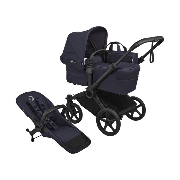 Bugaboo Donkey 6 Mono Essentiële Bundel - Black/Deep Indigo