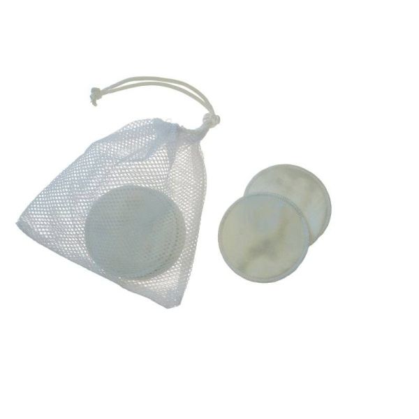 Carriwell Wasbare Zoogcompressen Zijde Wit 6st.