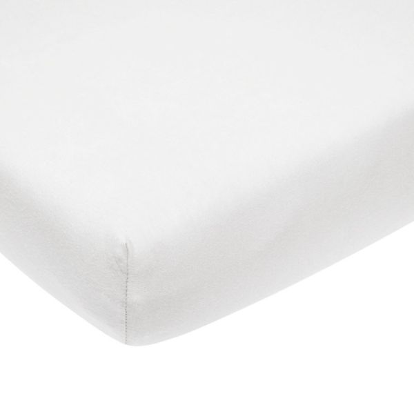 Puck Molton Hoeslaken - White - 70 x 140 / 150 cm Puck Molton Hoeslaken - White - 70 x 140 / 150 cm