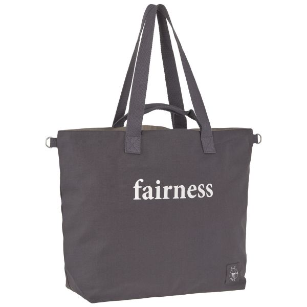 Lässig Cotton Statement Shopper - Anthracite