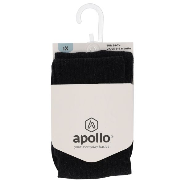 Apollo Maillot Lurex Black / Silver maat 80/86