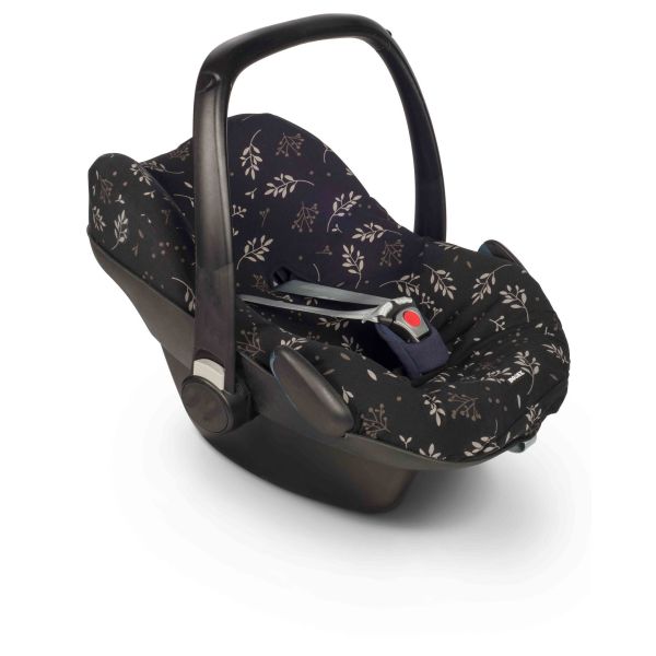 Dooky Seat Cover - 0mnd+ - Romantic Leaves Black Dooky Seat Cover - 0mnd+ - Romantic Leaves Black