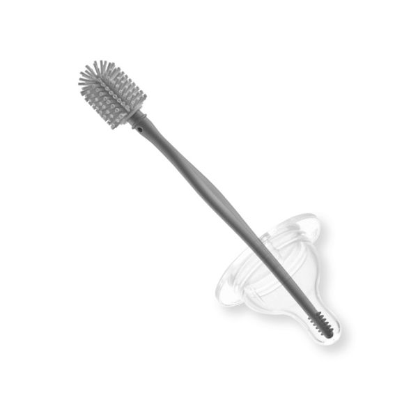 Babyjem Flessen- en Speenborstel Grijs
