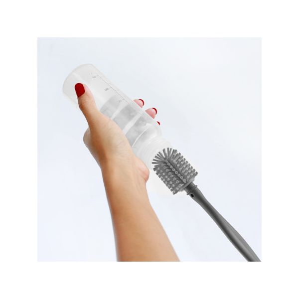 Babyjem Flessen- en Speenborstel Grijs
