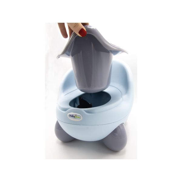 Babyjem Potje TonTon Blauw/Grijs


