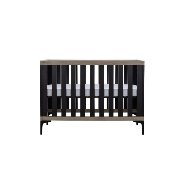 Interbaby Ledikant 70 x 140 Strips Zwart