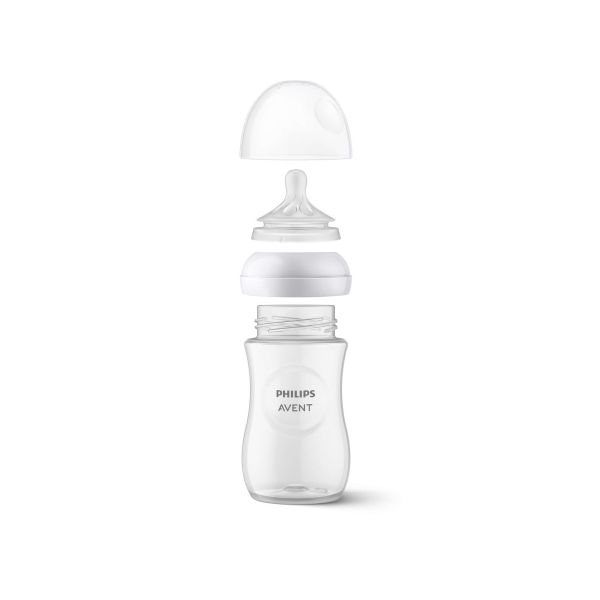 Philips Avent Fles Natural Response Blauw 260ml Philips Avent Fles Natural Response Blauw 260ml
