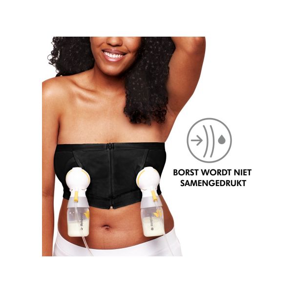 Medela Hands-Free™ Kolfbeha Zwart M Medela Hands-Free™ Kolfbeha Zwart M
