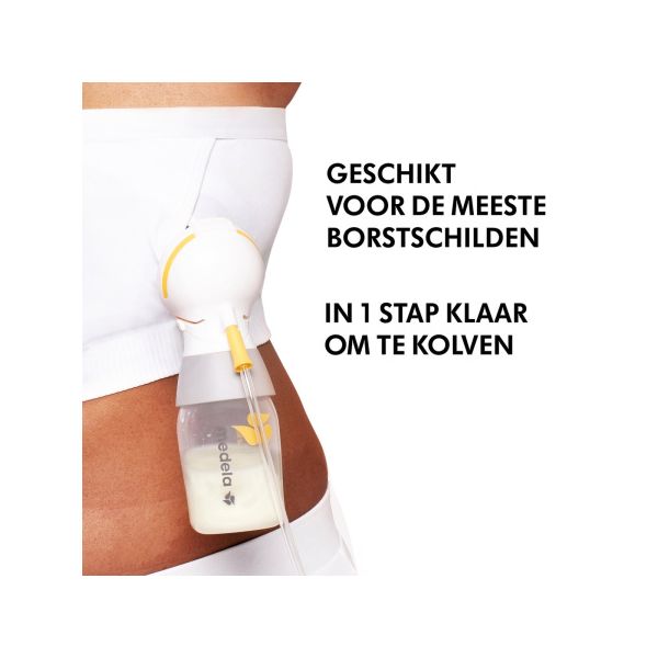 Medela Hands-Free™ Kolfbeha Wit M Medela Hands-Free™ Kolfbeha Wit M