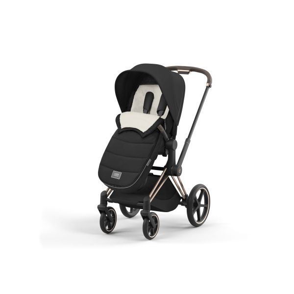 Cybex Platinum Footmuff Sepia Black - Black