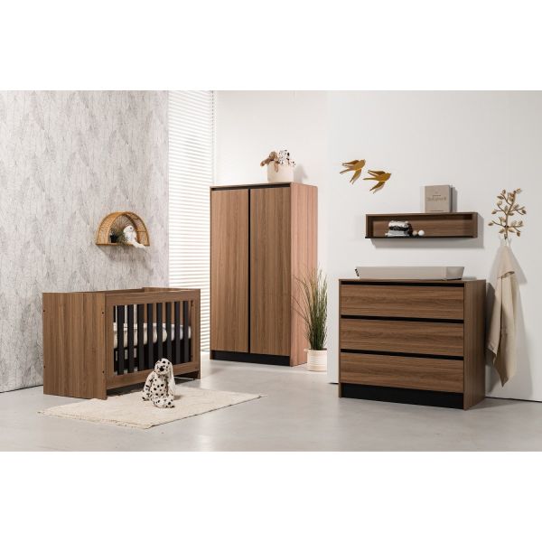 TWF Ledikant 60 x 120 - Commode 3 Laden Denia TWF Ledikant 60 x 120 - Commode 3 Laden Denia