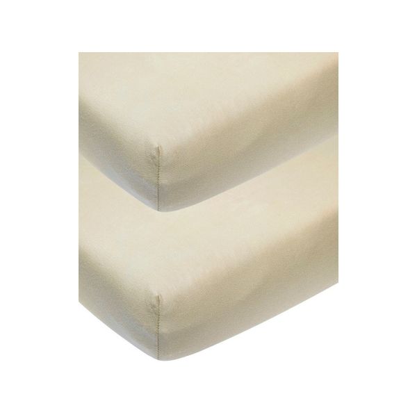 Meyco Wieghoeslaken Jersey Sand 40 x 80/90 cm (2-Pack)