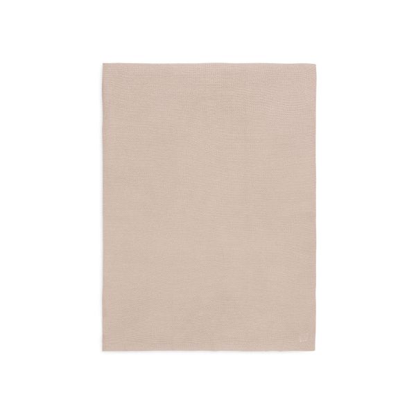 Jollein Basic Knit Ledikantdeken - 100 x 150 cm - Wild Rose